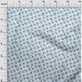 thumbnail image 3 of oneOone Coton Soie Tissu Blanc Jacobin Floral Tissu pour Robe Tissu Imprimé Tissu au Mètre 42 Pouces de Large, 3 of 4