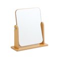 thumbnail image 2 of MasteelfCA Tabletop Mirror Wooden Rotating Makeup Mirror Angle Adjustable Stand Mirror, 2 of 8