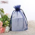 thumbnail image 1 of Home Textile Storage Clearance 100 Pack Beautiful Colorful Organza Gift And Favour Bags 9Cm X 12Cm, Home Textile Home Textile Storage, 1 of 2