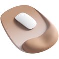 thumbnail image 1 of EIGTHTAIL ErgoEase Ergonomic Mouse Pad with Gel Wrist Support - Premium Lycra Fabric  Non-Slip  Ideal for Laptop & Desktop  Office & Gaming，Desk Accessories (04Caramel Brown), 1 of 11