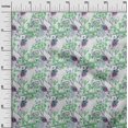 thumbnail image 3 of oneOone Cotton Silk Green Fabric Florals Sewing Craft Projects Fabric Prints By Yard 42 Inch Wide, 3 of 4
