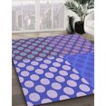 thumbnail image 3 of Ahgly Company Machine Washable Indoor Rectangle Transitional Purple Amethyst Purple Area Rugs, 7' x 10', 3 of 7