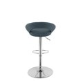 thumbnail image 2 of CorLiving Round Open Back Adjustable Fabric Barstool, set of 2, 2 of 9