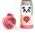 thumbnail image 2 of Bouteille isolée à pression de 12 Oz avec paille Funtainer de Thermos, Fille Minecraft, 2 of 6