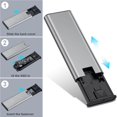 thumbnail image 2 of MesaSe M.2 SATA SSD Enclosure M.2 NGFF To USB 3.0 SSD Case External Aluminum Alloy High Speed Hard Drive Box For Windows XP, 2 of 8
