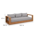 thumbnail image 3 of Modway Tahoe 2 Table Set Patio Furniture, Light Gray, 3 of 9