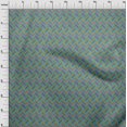 thumbnail image 3 of oneOone Cotton Silk Fabric Herringbone Geometric Print Fabric By Yard 42 Inch Wide, 3 of 4