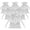 White, variant on TOPTIE 50 PCS Gray Satin Gift Bags 3.1x4.3 Inches, Jewelry Bags with Drawstrings, Party Favors
