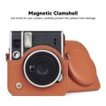 thumbnail image 4 of Étui de Protection pour Appareil Photo Instantané Fujifilm Mini 40, Étui de Protection pour Appareil Photo en Cuir PU, Sac pour Appareil Photo Instantané Mini avec Bandoulière Ajustable, 4 of 7