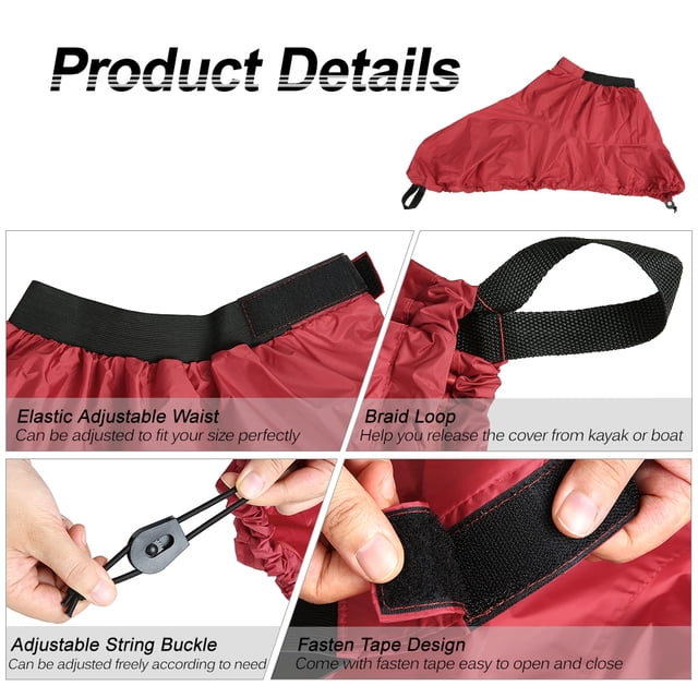 Jupe Forme Jupe Universelle Professionnelle Imperméable Protection Solaire pour Kayak Canoë