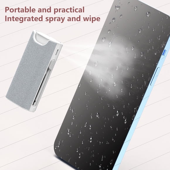 3 in 1 Bluetooth Earbuds Cleaning Pen Earphones Cleaner Kit Soft Flocking Sponge Tool Multifunctional Keyboard Cleaning Tools for Cleaning Earwax Headphones Case Phone Laptop Camera