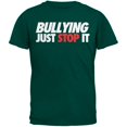 thumbnail image 1 of Just Stop It Bullying Forest Green Youth T-Shirt, 1 of 1