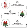 thumbnail image 2 of MasteelfCA 1 Set Christmas Beads Jewelry Making Kit Christmas Beads for Crafts Jewelry Making, 2 of 7