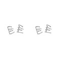 thumbnail image 2 of Baohd Elegant Earrings Timeless For Touch Of Class Versatility Earrings For Women silver 2Set, 2 of 6