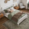 thumbnail image 4 of Lit Plateforme Bas en Bois Complet Savannah en Blanc, 4 of 13