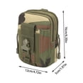 thumbnail image 2 of 2-Pack Tactical Waist Packs – Military-Grade MOLLE Pouch for Outdoor/Sports , Waterproof 800D Fabric (6.3 x 4.7 Inch) – Fits Phone, Flashlight & Essentials D, 2 of 5