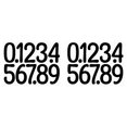thumbnail image 1 of 4 Inch Large Size Number Stickers, 2 Sheets Self Adhesive House Numbers for Mailbox, Trash Cans - Waterproof Vinyl Numbers Sticker, for Easy Backing Peeling, Bold and Easy-to-Read House Number Labels, 1 of 9
