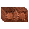 thumbnail image 1 of Fasade Art Deco Vinyl 2ft x 4ft Glue Up Ceiling Panel Moonstone Copper 5 Pack, 1 of 5