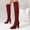 Red, variant on Amzcrzy Knee High Boots Women Women's Fashion Casual Versatile Sweet Cool Sequin Fashionable Fall and Winter Style Trendy Thick Heel Side Zipper Knee-High Boots Thigh High Boots Women's Boots