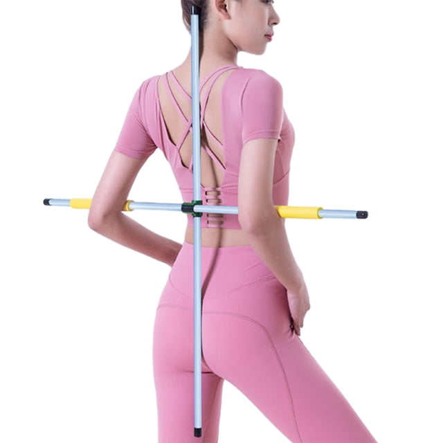 Bangcool Yoga Stick Set Sturdy Long Smooth Massage Stick Exercise Stick for Back Posture