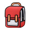 thumbnail image 2 of EGNMCR Pens Elementary School Students In The Beginning Of The School Season Large Capacity Backpack For Primary School Students New the backpack, 2 of 7