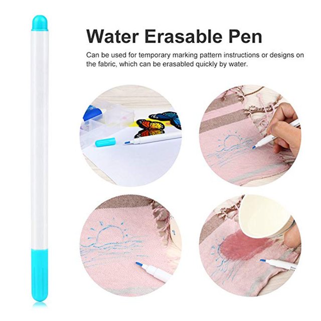Akozon With Water Erasable Pen Embroidery Needle, Embroidery Needle Pen, For Beginner For Killing The Time