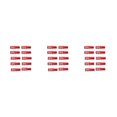 thumbnail image 3 of Thinsony 10 Pcs Bicycle Cable End Caps Professional Wear-resistant Universal Shifting Shifting Red 3Set, 3 of 6