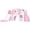 Pink, variant on Qaba Toddler Slide, 7 in 1 Kids Slide with Climber, Basketball Hoop, Pink