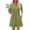 Army Green, variant on Summer Savings Clearance! Women Fashion Casual Round Neck Summer Printing Short Sleeve Sexy Dress, Trendy Printed Dress for Day Out or Casual Parties Clearance Sales Today Deals Prime