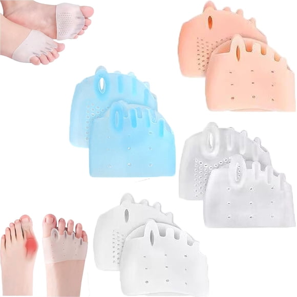 Hyggear Silicone Toe Separators for Women, 2025 NEW Hygger Corrector, Hygear Toe Separators for Women And Men, 4 Pairs Hygger Toe Separators Breathable and Soft (4 Pairs*A)