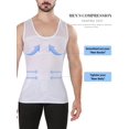 thumbnail image 3 of 2 Pcs Haut Gainant en Maille pour Hommes, 3 of 5
