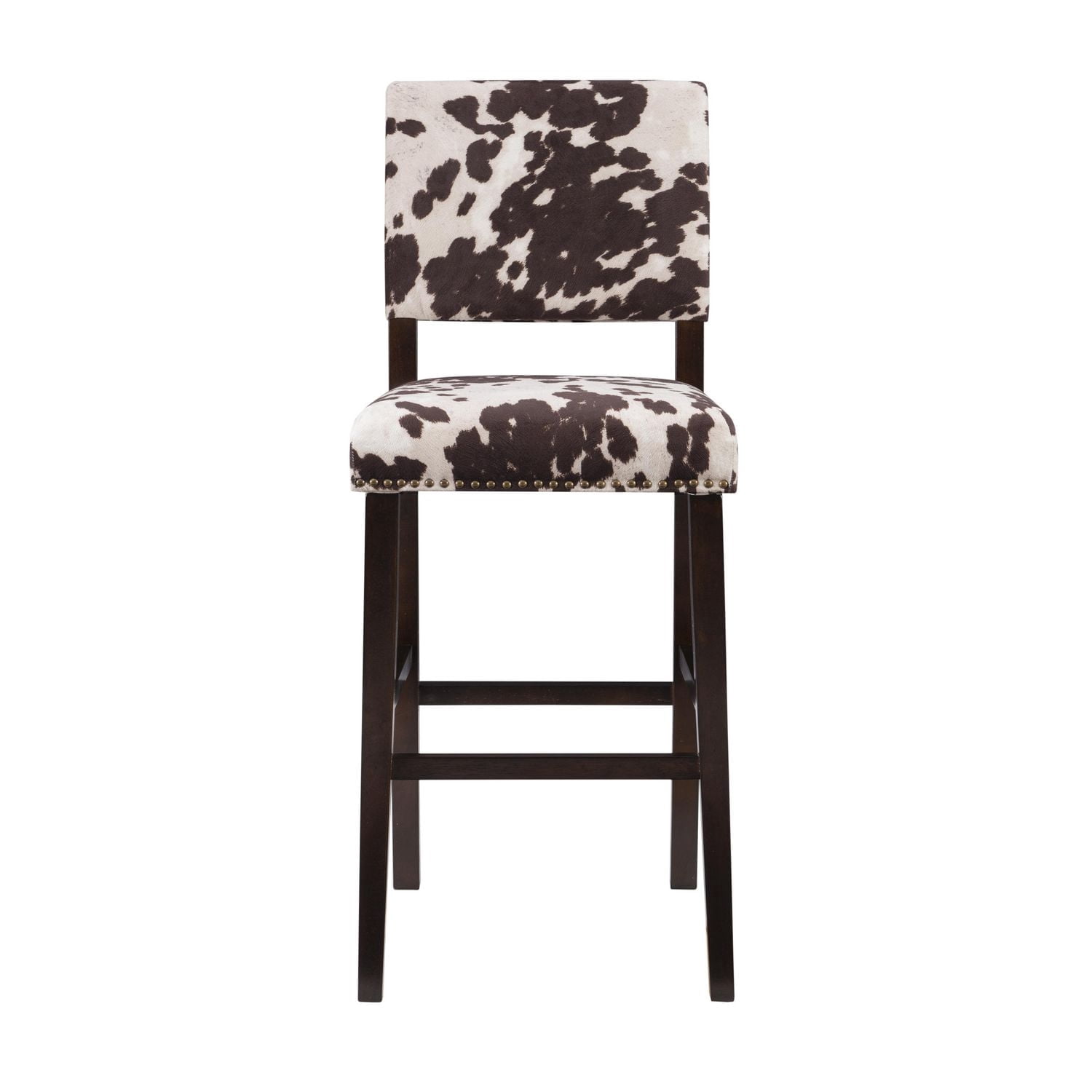 Tabouret de bar Noah imprimé vache marron