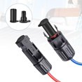 thumbnail image 1 of 50 Pairs Solar Panel Connector Caps, Dustproof Solar Connector Caps, ResistantMale & Female Cap for Solar Connectors, 1 of 5