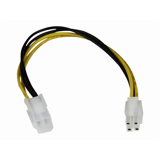 StarTech.com 8 Po ATX12V Câble d'Extension d'Alimentation 4 Broches P4 CPU - M/F - Câble d'Extension d'Alimentation - 4 Broches ATX12V (m) à 4 Broches ATX12V (F) - 7.9 Po - ATXP4EXT - Câble d'Extension d'Alimentation - 4 Broches ATX12V (m) à 4 Broches ATX12V (F) - 7.9 Po