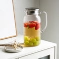 thumbnail image 4 of weibbin Jug Plastic Juices Pitcher PC High Temperature Proof Bar KTV Beverage Jug For Restaurant Fruit Tea 1L, 4 of 6