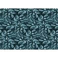 thumbnail image 1 of Ahgly Company Machine Washable Indoor Rectangle Transitional Deep Teal Green Area Rugs, 7' x 10', 1 of 7