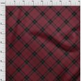 thumbnail image 3 of oneOone Tissu en Coton Flex Tartan Imprimé au Mètre 40 Pouces de Large, 3 of 4