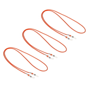 Uxcell Eyeglass Holder Chains Adjustable Eye Glasses Neck Strap String Safety Lanyard Sunglasses Eyewear Retainer Orange