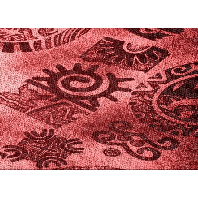 Ahgly Company Tapis Rectangulaire Lavable en Machine Rouge Transitionnel, 8 Pieds x 12 Pieds