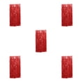 thumbnail image 2 of relayinert Rideau à Franges en Feuille Vif Application Grand et Options Personnalisables Rouge 3*1 m 5 Pcs, 2 of 4