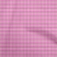 thumbnail image 1 of oneOone Polyester Spandex Fuschia Pink Fabric Check Houndstooth Sewing Material Print Fabric By The Yard 56 Inch Wide, 1 of 4