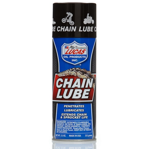 Lucas Oil Chain Lube 10393 Used For Motorcycle Chains And Sprockets; 11 Ounce Aerosol Can; Single