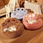 Sentmoon Pet Bed Cute Dog Bed and Comfy Pet Dog Bed - All Seasons Paw Shape Warm Dog Bed Cushion