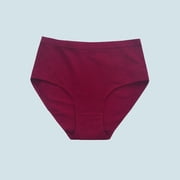 EGNMCR Women's Cotton Underwear, High Waist Breathable Briefs, Soft Underpants Women's Fashion Briefs Comfortable High Waist Underwear Women Causal Panties Briefs Women Underwear