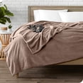 thumbnail image 2 of Bare Home Microplush Fleece Blanket - 300 GSM - Fuzzy Microfleece - Soft & Plush - King, Taupe, 2 of 5