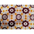 thumbnail image 4 of oneOone Coton Tissu Marron Géométrique Bloc Robe Tissu Tissu Imprimé par la Cour 56 Pouces de Large, 4 of 4