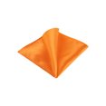 thumbnail image 1 of INSPIRE CHIC Men's Pocket Square Solid Color Handkerchiefs Self-folded For Wedding Party Orange One Size, 1 of 4