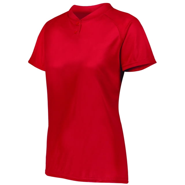 Augusta sportswear Women's Attain Wicking Two Button Softball Jersey