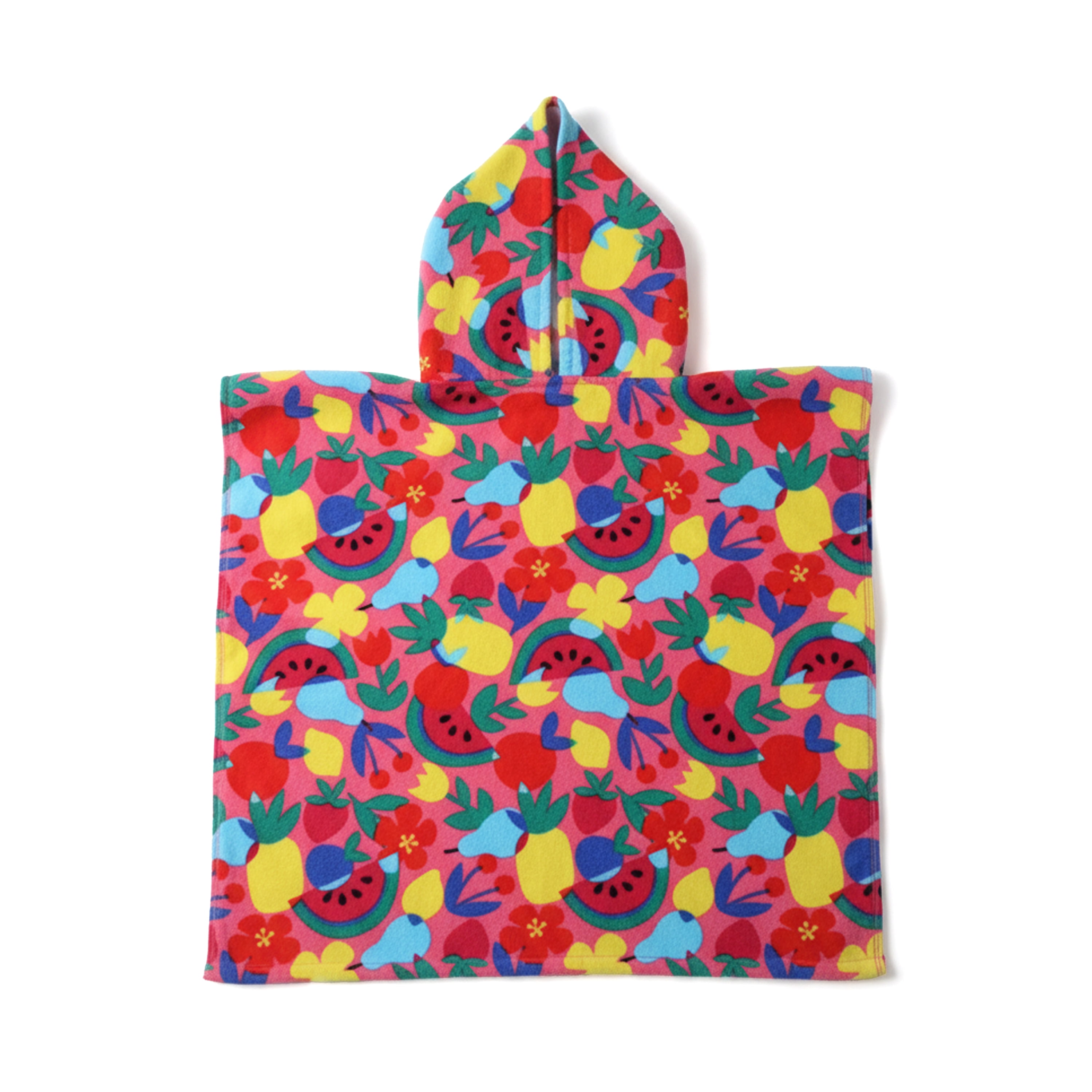 Serviette de plage à capuche Mainstays, motif floral, 1 pièce, 24 po x 48 po, 325 g/m²