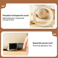 thumbnail image 4 of Ceramic Cooking Pot Hot Pot Electric Mini Ramen Cooker Noodles Cooker Multifunctional Electric Pot for Cooking Pasta Soup Portable Pot with Over Heating Mini Hot Pot, 4 of 6